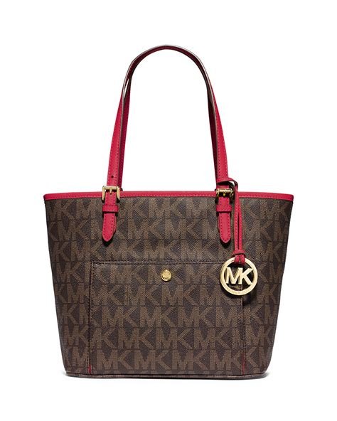 michael kors jet set medium nylon|Michael Kors handbags medium jetset.